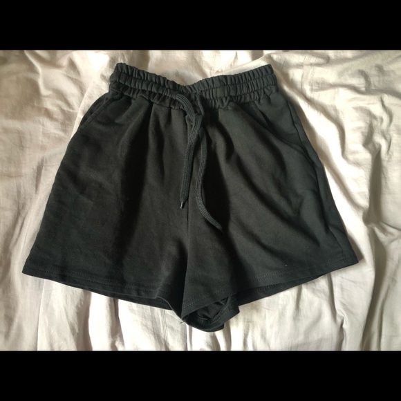 Oak & Fort Black Short Sweat Set (top and bottom) - Picture 3 of 7